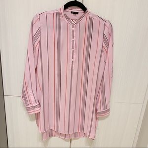 Pink Ann Taylor Tunic Blouse